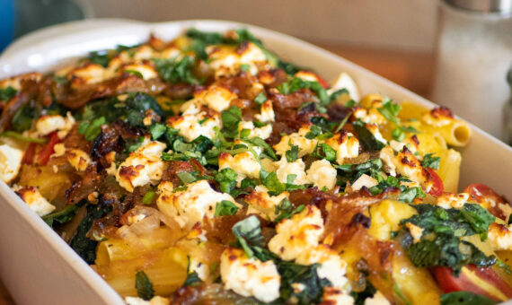 Gesundes Gratin mit Nudeln für Krebserkrankte
