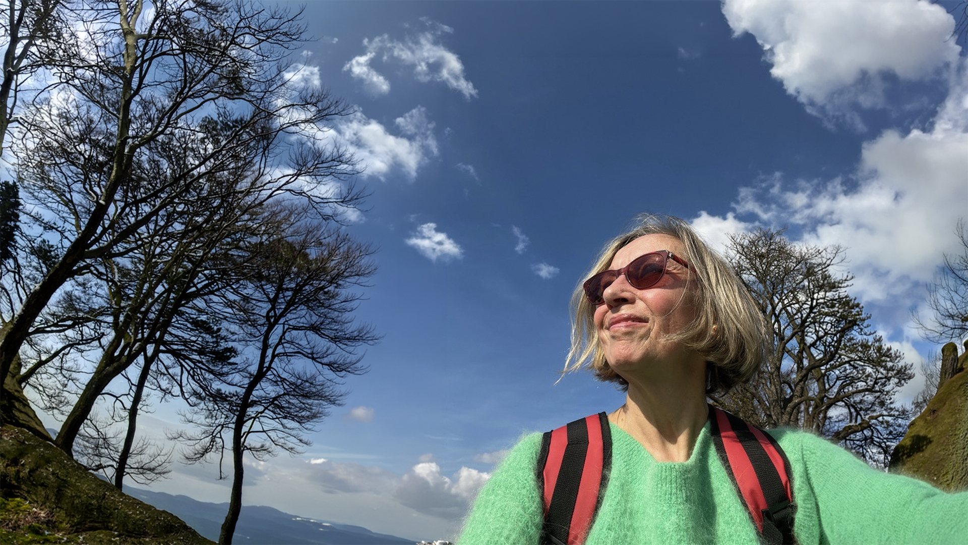 Martina Auf Einer Fahrradtour